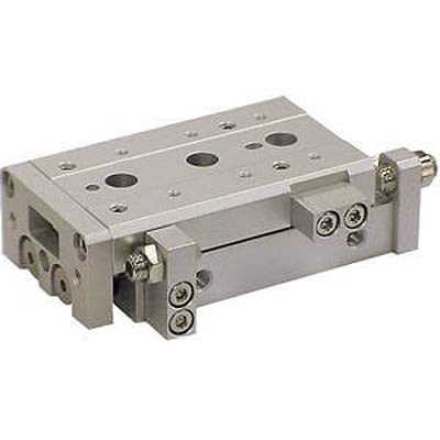 SMC Pneumatic Guided Cylinder - MXS8L-40, 8mm Bore, 40mm Stroke, MXS Series, Double Acting