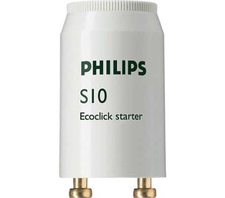 NEUTRAL Philips S10 Leuchtstofflampen Starter 2-polig, 65 W / 240 V, Ø 21.5mm X 40,3 Mm