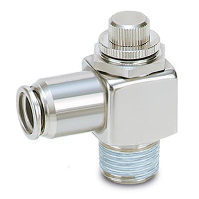 SMC ASG Series Threaded Speed Controller, M5 x 0.8 Male Inlet Port x 4mm Tube Outlet Port, ASG220F-M5-04