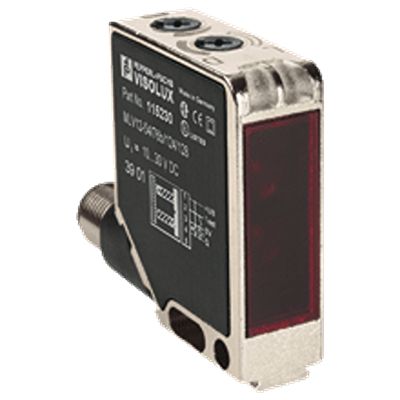 Pepperl + Fuchs Retroreflective Photoelectric Sensor, Rectangular Sensor, 12 m Detection Range Plug and Connect