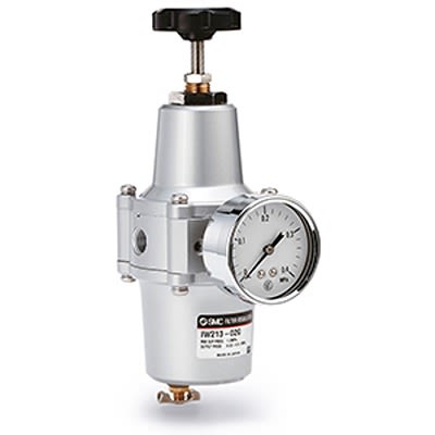 SMC IW Filter Regulator, 5μm, Rc 1/4, 10 bar, IW213