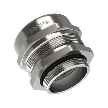 Lapp SKINTOP MS-M Series Nickel Nickel Plated Brass Cable Gland, M25 x 1.5mm Thread, 9mm min., 17mm max., IP68, IP69