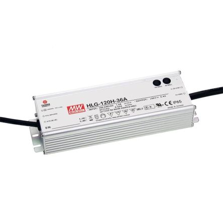 MEAN WELL LED Driver, 42V Output, 120W Output, 2.9A Output, Constant Current / Constant Voltage