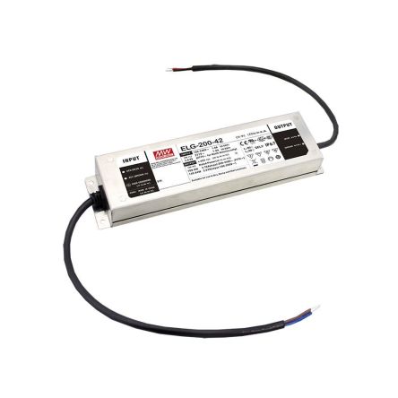 MEAN WELL LED Driver, 24V Output, 200W Output, 8.4A Output, Constant Current / Constant Voltage