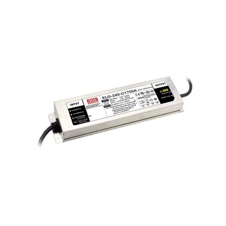 MEAN WELL LED Driver, 24V Output, 240W Output, 10A Output, Constant Current / Constant Voltage