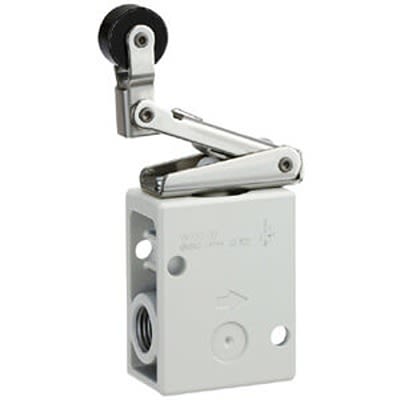 SMC Manual 5 Port (Twist Selector 3 Position Only) Pneumatic Control Valve VM Series, Rc 1/4, 1/4in, VM250-02-35RA