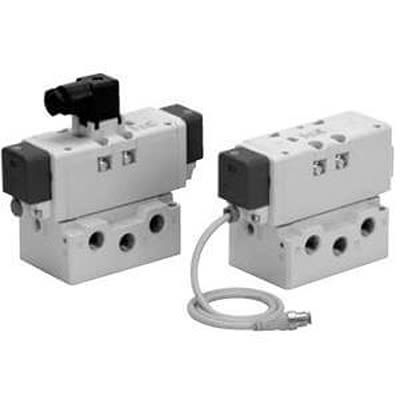 SMC Solenoid Valve 2-Position Solenoid Valve - Solenoid VQ7 Series 24V dc