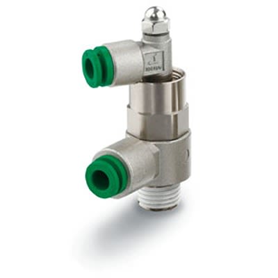 SMC AS2201 Check Valve G 1/4 Inlet, 6mm Tube Outlet, 0.1 → 1MPa