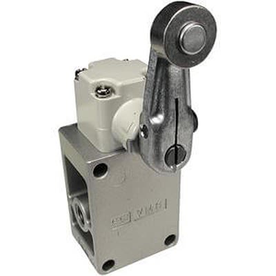 SMC Roller Lever 3 Port Mechanical Valve Mechanical Valve EVM800 Series, G 1/8, 1/8in, EVM830-F01-01