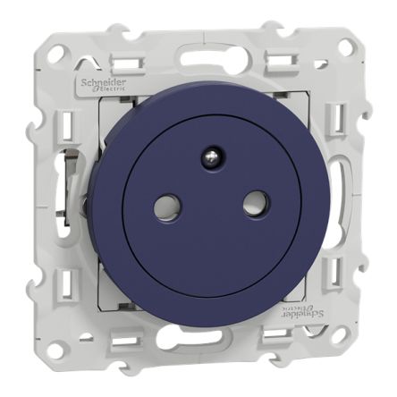 Schneider Electric Socket Blue Socket, Flush Mount