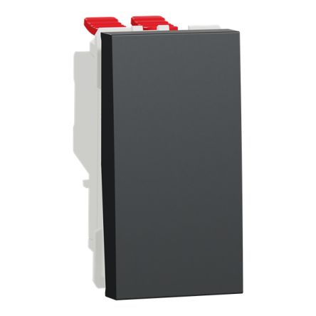 Schneider Electric Anthracite Rocker Light Switch, 1 Gang, New Unica