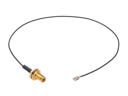 Molex 73230 Series Female SMA to Male IPEX MHF, 305mm, RF Coaxial, Terminated50 Ω