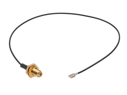 Molex 73230 Series Female SMA to Male IPEX MHF, 305mm, RF Coaxial, Terminated50 Ω