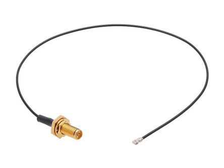 Molex 73230 Series Female SMA to Male IPEX MHF, 305.8mm, RF Coaxial, Terminated50 Ω