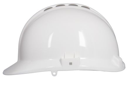 RS PRO White Hard Hats, Adjustable