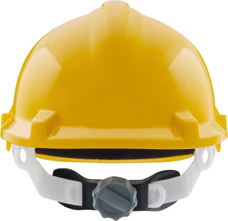 RS PRO Yellow Hard Hats, Adjustable