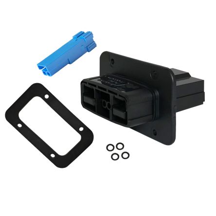 Anderson Power Products Kit, 2 Way, Plug, SBSX, Panel Mount