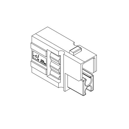 Anderson Power Products, SBE Series Female 4 Way Battery Connector, Cable Mount, 20A, 150 V