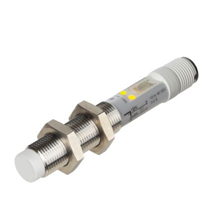 Carlo Gavazzi Capacitive Barrel Proximity Sensor, M12, 8 mm Detection, IO-Link NO/NC, 10 → 40 V dc