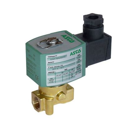 EMERSON ? ASCO Solenoid Valve E262K202S1N00H1, 2 port(s), NO, 24 V, 1/4in