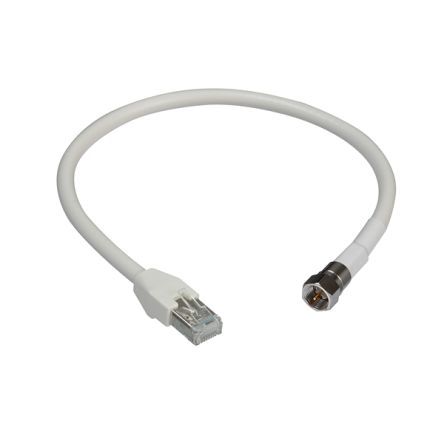 Schneider Electric LexCom Home, 400mm, White RJ45 to Male USB Female, Unshielded Unshielded, Terminated