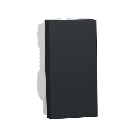 Schneider Electric Anthracite Rocker Light Switch, 2 Way, 1 Gang, Unica