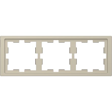 Schneider Electric Brown 3 Gang Frame