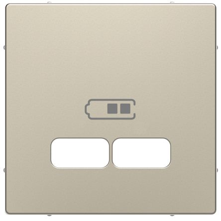 Schneider Electric Brown 2 Gang Cover Plate
