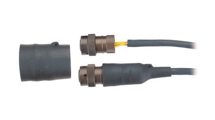 nVent RAYCHEM Adhesive Lined Heat Shrink Tube, Black 25mm Sleeve Dia. x 1.2m Length 2:1 Ratio, 202k32 Series