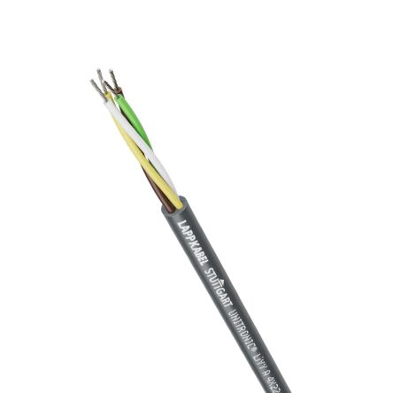 Lapp UNITRONIC Series Data Cable, 2 Cores, 0.5 mm², Unscreened, 20 AWG, Unshielded Shield, Unitronic LiYY Cable
