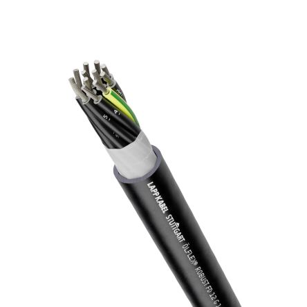 Lapp Olflex Robust Control Cable, 2 Cores, 0.5 mm², Unscreened, Black Thermoplastic Elastomers TPE Sheath, 20 AWG