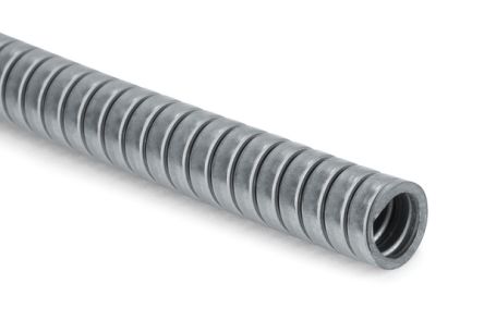 HellermannTyton Flexible Conduit, 20mm Nominal Diameter, Galvanised Steel, Metal