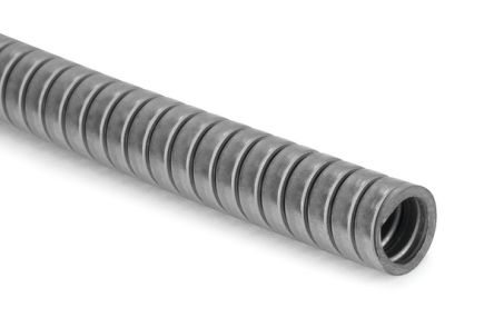 HellermannTyton Flexible Conduit, 20mm Nominal Diameter, Stainless Steel, Metal
