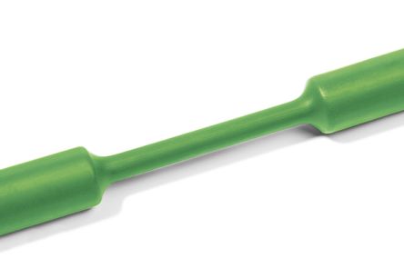 HellermannTyton Heat Shrink Tubing, Green 18mm Sleeve Dia. x 30m Length 3:1 Ratio, TF31 Series