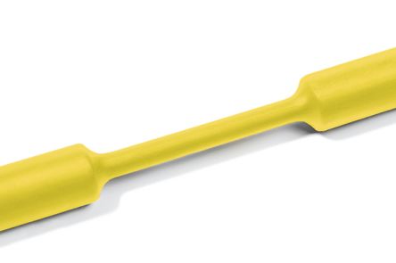 HellermannTyton Heat Shrink Tubing, Yellow 40mm Sleeve Dia. x 30m Length 3:1 Ratio, TF31 Series