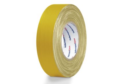 HellermannTyton Yellow Cotton Cloth Tape, 19mm x 50m