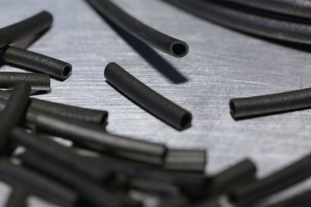 HellermannTyton Expandable Chloroprene Black Cable Sleeve, 5mm Diameter, 100m Length, H50BKX100M Series