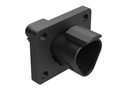 Amphenol Industrial, AT04 Automotive Connector Socket Black Flange Mount 3 Way, Crimp Termination AT04-3P-CL06