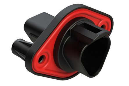 Amphenol Industrial, AT04 Automotive Connector Socket Black Panel Mount 3 Way, Crimp Termination AT04-3P-PM11