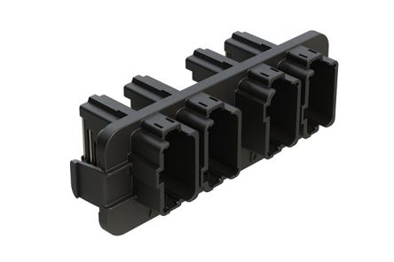 Amphenol Industrial, AT13 Automotive Connector Socket Black Through Hole 24 Way, Solder Termination AT13-24PAB-BM03