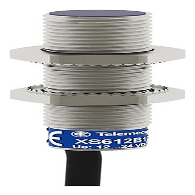 Telemecanique Sensors Inductive Barrel Proximity Sensor, M12, 4 mm Detection, 2-Wire NO, 12 → 48 V dc