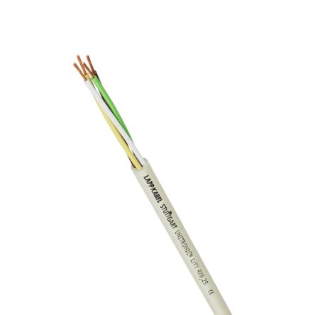 Lapp UNITRONIC LiYY Control Cable, 3 Cores, 0.75 mm², Unscreened, 100m, Grey PVC Sheath, 18 AWG