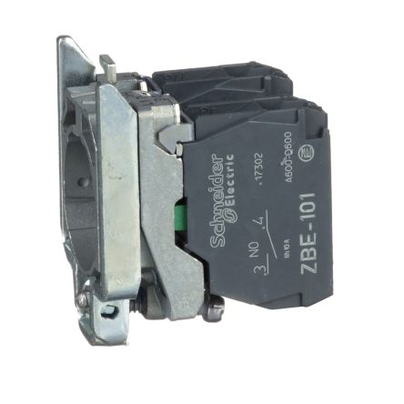 Schneider Electric ZB4 Series Contact Block for Use with Push Button, 600V, DPST