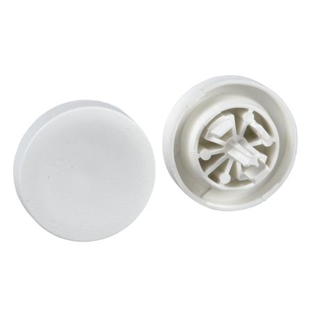 Schneider Electric ZBL Series White Rotary Push Button Head, 22mm Cutout