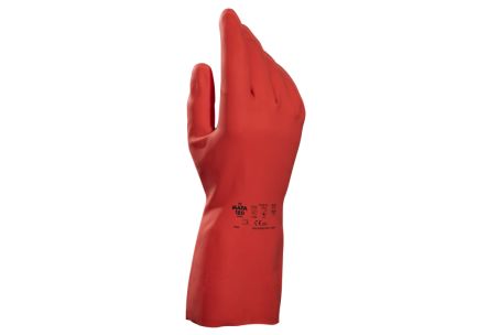 Mapa Vital 180 Red Latex, Nitrile Chemical Resistant Gloves, Size 7