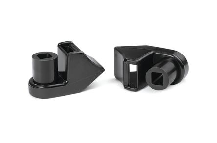 HellermannTyton Black Cable Tie Mount 12.5 mm x 26.8mm, 8mm Max. Cable Tie Width