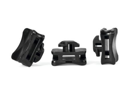 HellermannTyton Black Cable Tie Mount 22.5 mm x 17.5mm, 8mm Max. Cable Tie Width