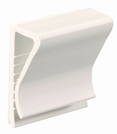 HellermannTyton Grey Polyvinylchloride (PVC) Flat Cable Clip