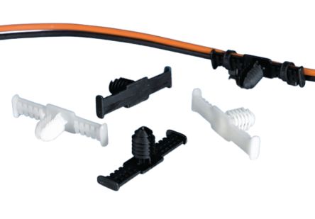 HellermannTyton Black Nylon Bundling Clip