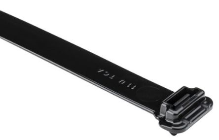 HellermannTyton Cable Tie, 230mm x 12.7 mm, Black Nylon, Pk-300